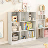 8-Cube Bookshelf 3-Tier Freestanding Storage Organizer w/ 2 Anti-Tipping Kits