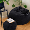 Large Adults Bean Bag Jumbo Cord Classic Kids Beanbag Slouchbag™ Filled Washable