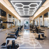 14 HEX LED Garage Light Shop Wall Honeycomb Lights with Frame Detailing Showroom