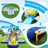 7-in-1 Water Slide Park Inflatable Bounce House Bouncy Castle with Splash Pool