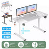 Electric Standing Desk Adjustable Height Sit to Stand Table Computer Home Office