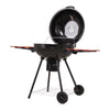 Portable Grill BBQ Garden Barbecue Smoker Burner Kettle w/ Warming Rack Shelves