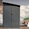 Heavy Duty Garden Garage Storage Shed Steel Frame Storage Bike Tool Sheds 9X5FT