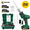 Brushless Cordless Reciprocating Saw 2x2.5Ah Battery Wood Metal Plaster Plastic