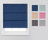A.Unique Home Textured Weave Dimout Roman Window Blind in a Variety of Colours
