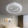 LED Ceiling Fan with Color Changing Lighting Smart RGB Speed Low Profile 20x8in