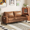 3 Seater Sofa, Modern Sofa Couch Large, Faux Leather Sofa for Living Room Office