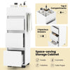 Bathroom Floor Cabinet Space-saving Bathroom Storage Cabinet w/3 Drawers
