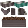 Garden Raised Bed Galvanised Steel Outdoor Planter Pot Vegetable Flower Herb Box