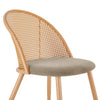 Dusk Phoebe Sand Velvet & Natural Set of 2 Dining Chairs RRP £111