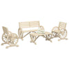 CIADAZ 4 Piece Garden Set Solid Wood Fir, Garden Furniture, Furniture, Q7M7