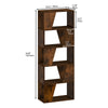 Wooden Bookcase Book Shelving Units Display Storage Shelf Living Room Bedroom