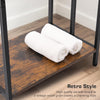 Towel Rack Towel Rail Freestanding Towel Holder Drying Stand with 3 Towel Rails