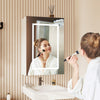 LED Bathroom Add sophistica w/ Demister Lights Touch Switch 3 Colors LED Storage