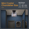 Modern Ceiling Pendant Light Shade Acrylic Crystal Easy Fit Chandelier Lampshade