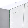 Bathroom Wall Hung LED Mirror Cabinet with Shelf/Shaver Socket/Anti-Fog Demister