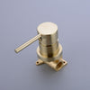 Bathroom Brass Concealed Basin Mixer Taps Sink Faucet Swivel Spout,Brushed Gold