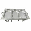 9L 3Pan Stainless Steel Chafing Dish Set Food Warmer For Buffet Banquet Catering