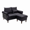 Panana 2 Seats Loveseat Couch Sofa Ottoman Upholstered Furniture for Small Space