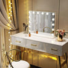Large Hollywood Mirror Vanity Make Up Mirror with 14 Light Dressing Table Mirror