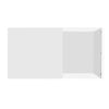 COFFEE TABLE WITH LED LIGHT, HIGH-GLOSS WHITE WITH DRAWER LIVING ROOM FURNITURE