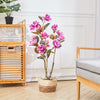 Artificial Potted Plant Tree Colourful Flower Blossom Realistic In/Outdoor Decor