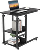 C Shaped Bedside Table - Height Adjustable Sofa Couch End Table