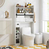 Over The Toilet Storage Cabinet Bathroom Organizer Toilet Rack-White