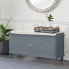 Large Shoe Bench Shoe Rack Shoe Storage Cabinet Footwear Cupboard & Cushion Seat