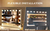 LED Hollywood Makeup Mirror Large Vanity Light Mirror with Dimmable LED Bulbs