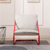 Ergonomic Armchair with Metal Frame Sling Accent Chair Reading Chair Lounge Sofa