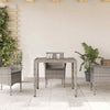Garden Table Glass Dining Table Steel Frame Side Table Patio Garden Table N0T8