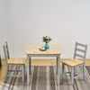 Panana Solid Pine Dining Table 2/4Chairs Bistro Set Kitchen Home Furniture