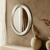 LUVODI Classic Oval Wall Mirror Decorative Hanging Mirror fr Bedroom Living-Room