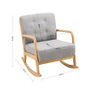 Occasional Wooden Frame Armchair Deep Button Padded Lounge Tub Chair Sofa Fabric