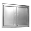 Outdoor Stainless Steel Flush Mount BBQ Access Door Kitchen Cabinet Double Doors