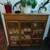 Farmhouse Shoe Storage Cabinet with Drawer & Doors 4-Tier Shoe Rack for Entryway