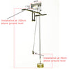 Fitness Cable Pulley System LAT Pull-Down Arm Workouts Attachment DIY Gym Home