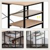 L-Shaped Corner Computer Desk PC Laptop Table Workstation w/ Storage Shelves