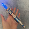 Doctor Who 12Th's Sonic Screwdriverl Light Sounds Cosplay Toys Blue Metal Driver