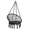 Hammock Swing Chair Hanging Rope Seat Net Chair Garden Macrame Swing Out/Indoor
