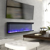 Electric Fireplace Panoramic Media Fire 40-70in Standing Insert LED Fireplace