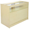 Retail Counter Maple Display Shop Storage Glass Jewellery Showcase Cabinet Desk