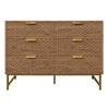 6 Drawers Chest of Drawers Dresser Tall Wide Bedside Cabinet Bedroom Furniture
