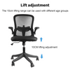 Adjustable Mesh Office Chair Computer Desk Chair 360° Swivel Lift Ergonomic 2024