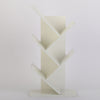 5 Shelf Tree Free Standing Bookshelf Wood Shape Desk White Bookcase Display Rack