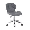 Adjustable Cushioned Computer Desk Office Chair Chrome Legs Lift Swivel Chairs