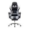 Heavy Duty Gaming Chair Swivel Recliner Racing PC Game Chair with Footrest NEW