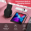 L-Shaped Gaming Desk Small Computer Desk Corner Gamer Desk w/Outlets & USB Ports