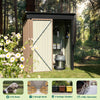Galvanized Steel Garden Storage Shed Metal Outdoor Bike Shed with Doors